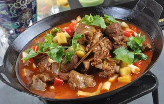 美食羊肉火锅图片