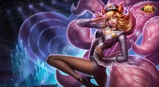 英雄联盟人物原画 阿狸图片