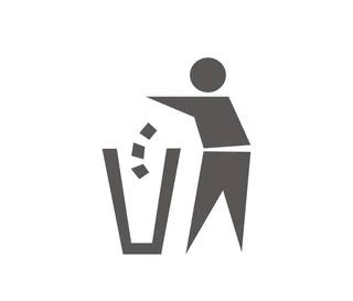 垃圾入篓-图标图片