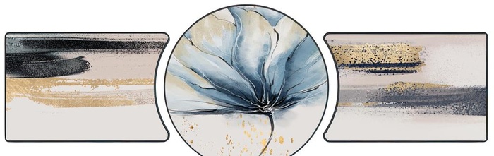 抽象晕染装饰画图片