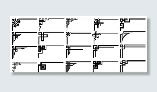 边框角花素材图片