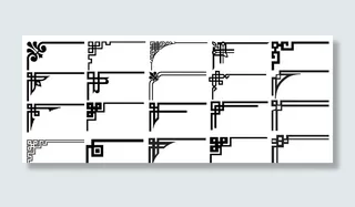 边框角花素材图片