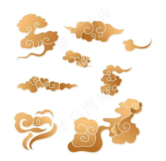 祥云图片psd模版下载