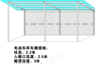 车棚效果图图片