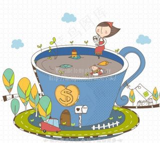 卡通杯子图片