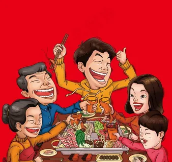 火锅 吃火锅的人图片