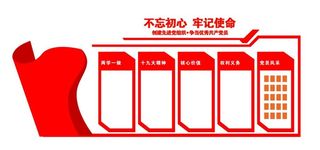 党建文化墙图片
