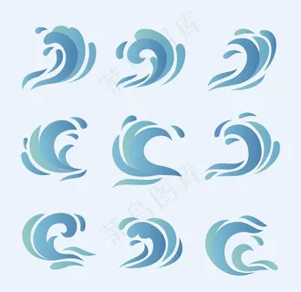 海浪 波浪 波纹图片