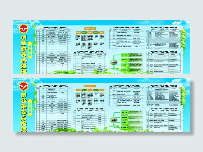 校园文化展板图片