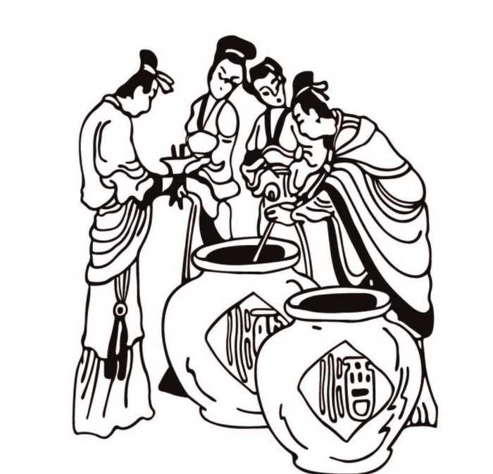 酿酒图图片ai矢量模版下载