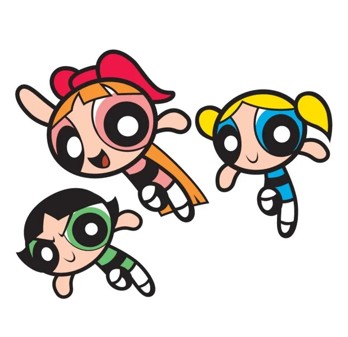 飞天小女警图片eps,ai矢量模版下载