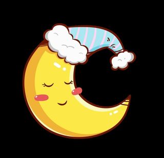 卡通月亮图片
