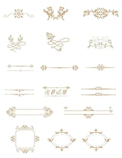 欧式花纹边框图片