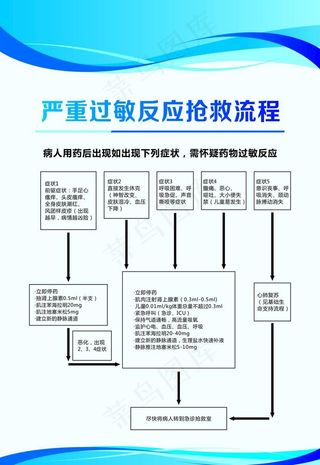 严重过敏反应抢救流程图片