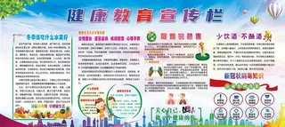 健康教育宣传栏图片