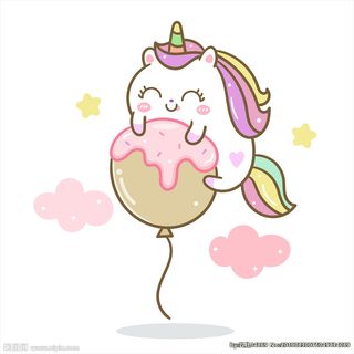 卡通独角兽图片