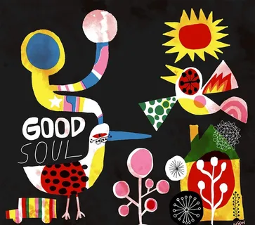 抽象动植物插画图片