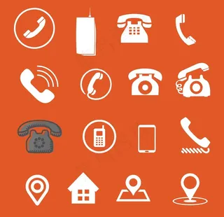 电话 地址图标图片