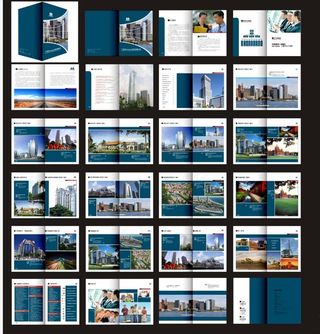 房地产公司企业画册图片