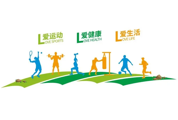 健身房文化墙 图片