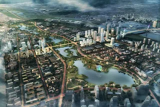 夜景鸟瞰图图片