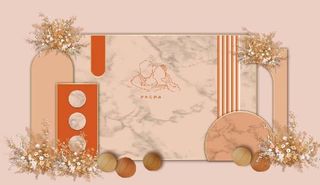 香槟色婚礼 图片