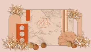 香槟色婚礼 图片