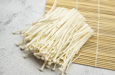 金针菇特写图片