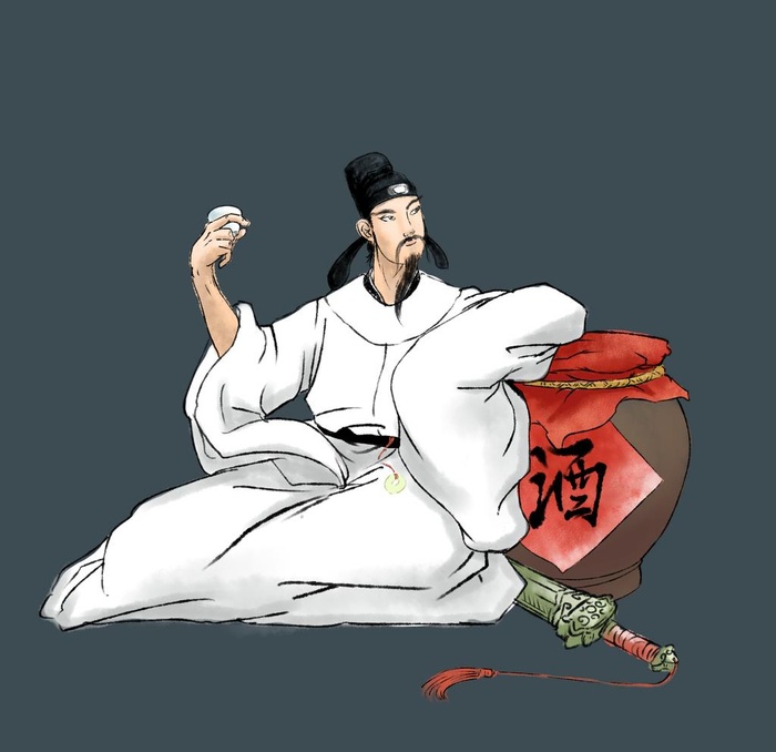 古代诗人 图片