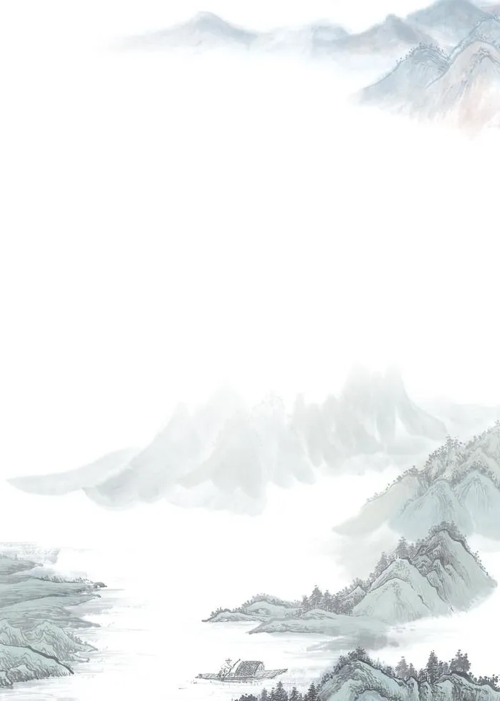 国画山水图片(1850x2678)psd模版下载