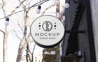 门头LOGO样机图片