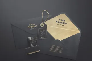 信封VI品牌样机图片