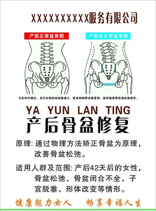 产后盆骨修复图片
