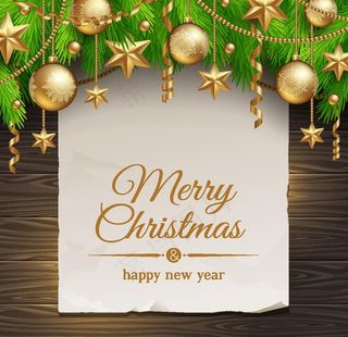 金色圣诞节挂球图片