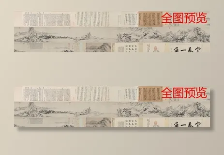 富春山居图 黄公望图片