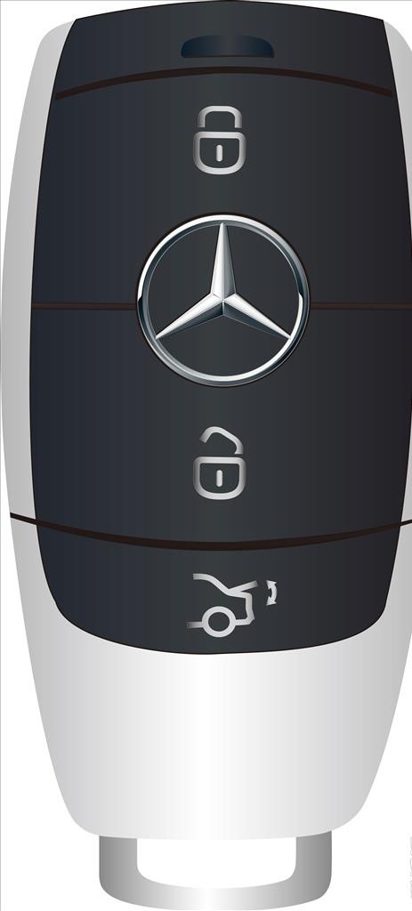 奔驰新E级车钥匙图片