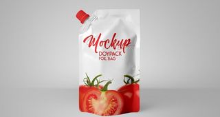 袋装饮料包装样机图片