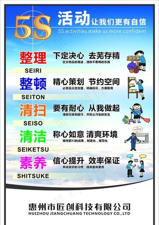5S企业标语图片