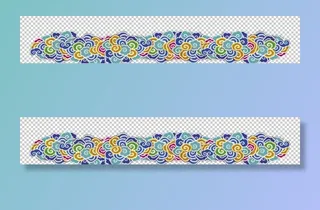 彩色祥云元素图片