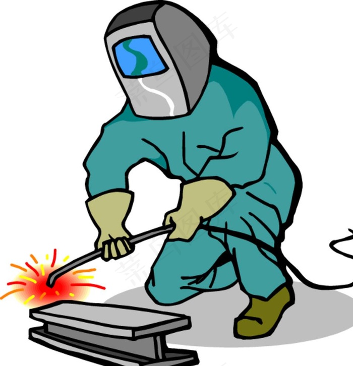 电焊工人图片