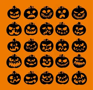 万圣节南瓜头素材图片