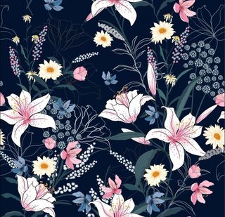 植物无缝印花图案图片