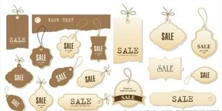 时尚简约销售吊牌图片