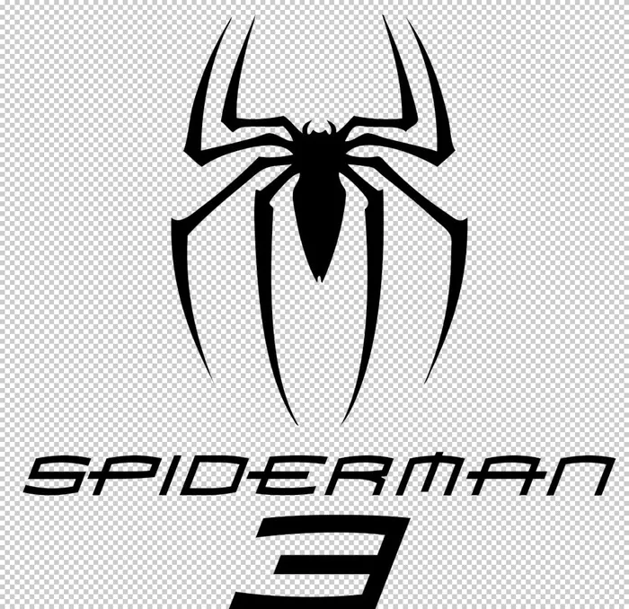 蜘蛛侠字体字形图标海报素材图片(3508x3508)