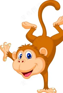 卡通猴子图片