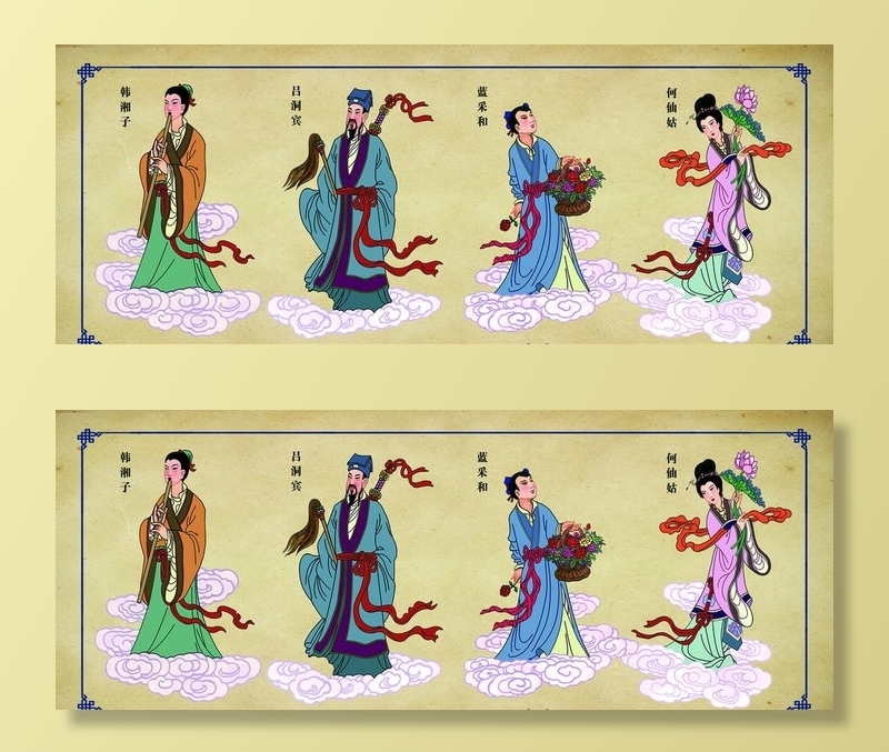 八仙过海图片