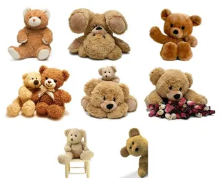 可爱熊分层素材图片