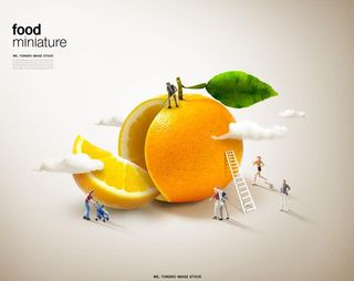 创意果蔬海报图片