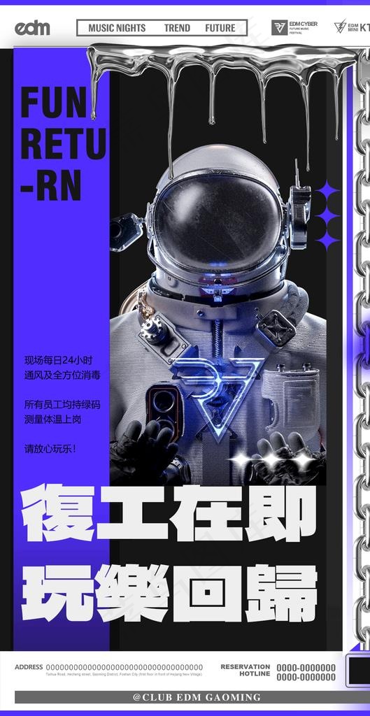 复工在即海报图片(1142x2086)psd模版下载