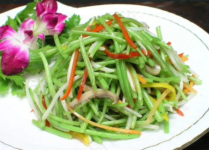 小炒青菜图片